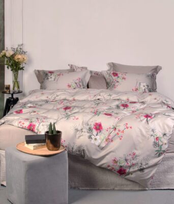 Decoflux Blossom Almond/Flowers-Kiss  voodipesu 150x210cm